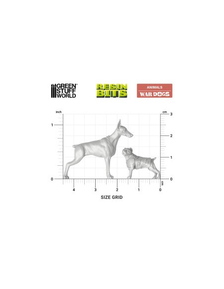PERROS DE GUERRA 3D 1/35
