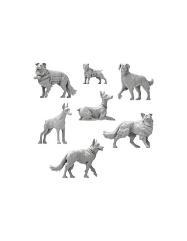 PERROS DE GUERRA 3D 1/35