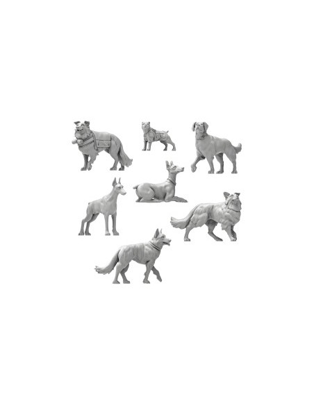 PERROS DE GUERRA 3D 1/35