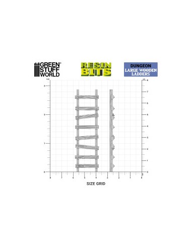 ESCALERAS GRANDES DE MADERA 1/48 - 1/35