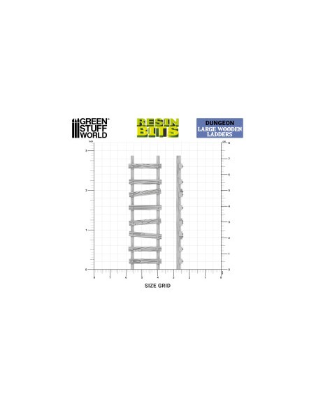 ESCALERAS GRANDES DE MADERA 1/48 - 1/35