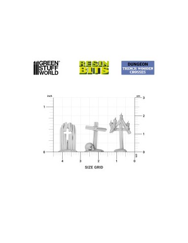 CRUCES DE MADERA PARA TRINCHERAS 1/48 - 1/35