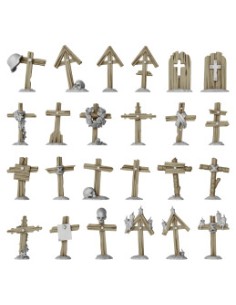CRUCES DE MADERA PARA TRINCHERAS 1/48 - 1/35