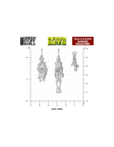Esqueletos colgantes 1:48