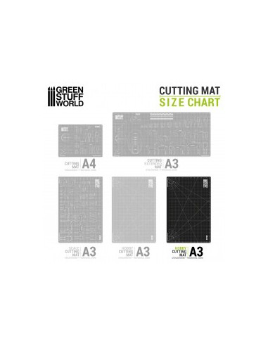 Tapete de Corte A3 NEGRO