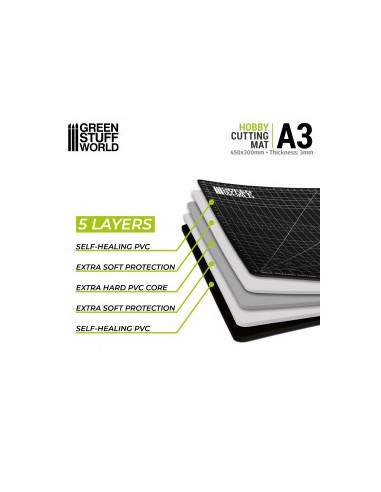 Tapete de Corte A3 NEGRO