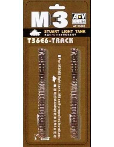 M3 Stuart Light Tank T36E6 Tracks for M3, M5...