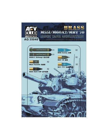 M551/M60A2/MBT 70 152mm Tank Ammunition