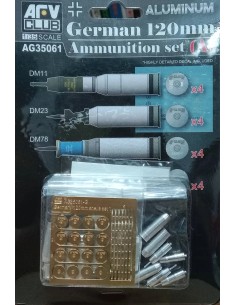 Modern German 120mm Tank Ammunition Set A (aluminium)