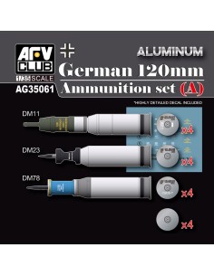 Modern German 120mm Tank Ammunition Set A (aluminium) 2
