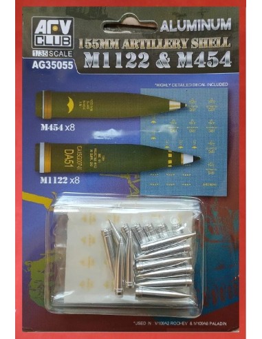 Aluminum 155mm Artillery Shell M1122 & M454