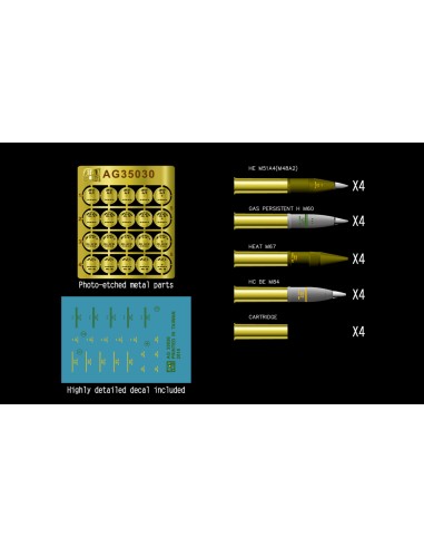 U.S.105mm Howitzer Ammo Set