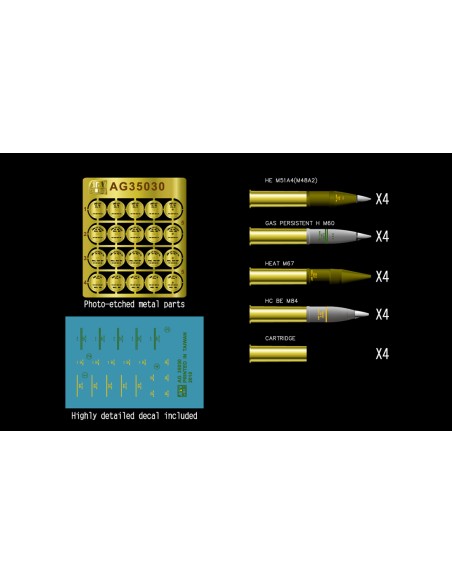 U.S.105mm Howitzer Ammo Set