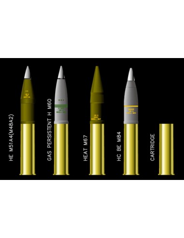 U.S.105mm Howitzer Ammo Set