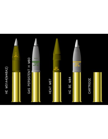 U.S.105mm Howitzer Ammo Set