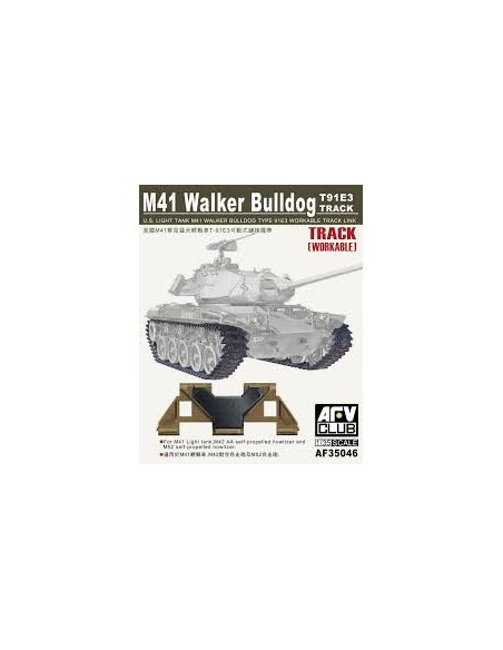 M41 Walker Bulldog T91E3 Workable Track