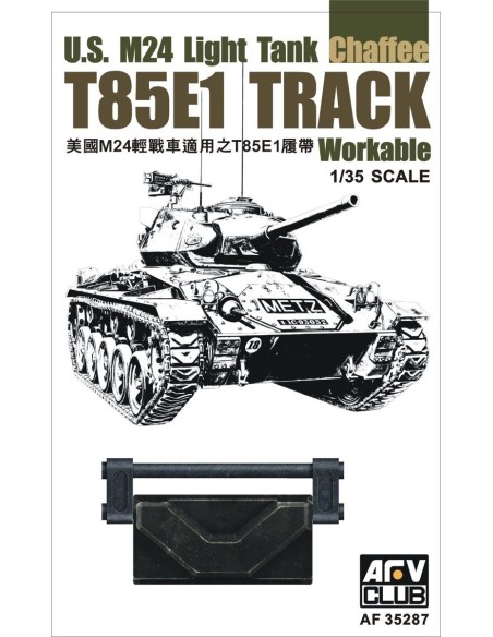 T85E1 Track Workable for U.S. M24 Light Tank Chaffee