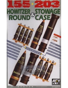 155/203mm Howitzer Round and Stowage Case