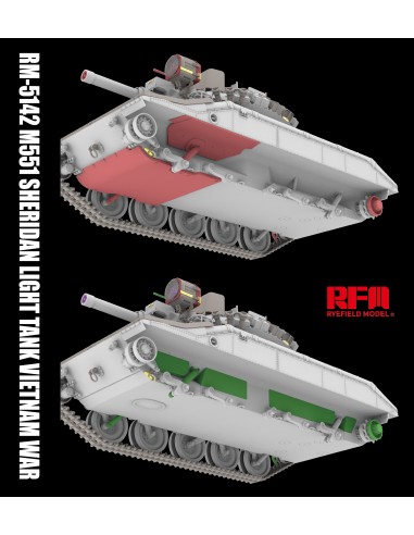 M551 Light Tank SHERIDAN Vietnam War