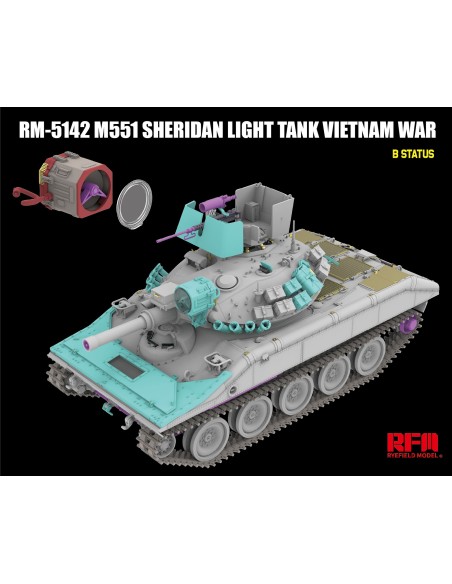 M551 Light Tank SHERIDAN Vietnam War