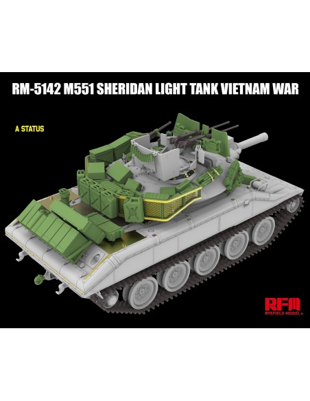 M551 Light Tank SHERIDAN Vietnam War