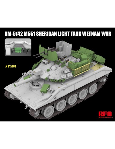 M551 Light Tank SHERIDAN Vietnam War