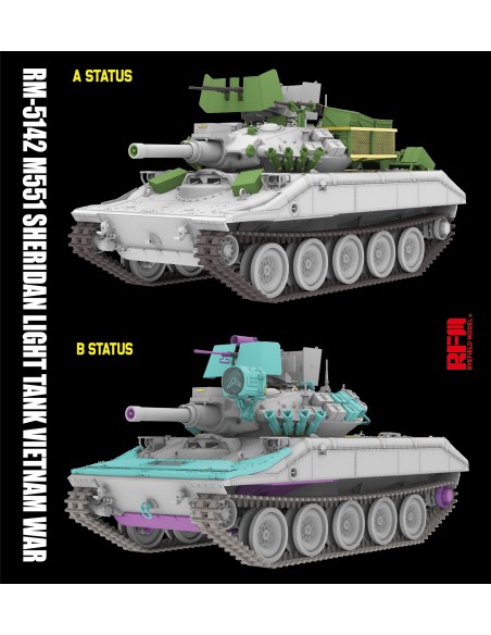 M551 Light Tank SHERIDAN Vietnam War