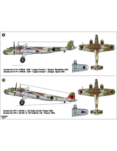 German bomber Dornier DO-17P "Legion Condor"...
