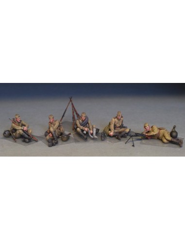 Soviet Soldiers Taking a Break