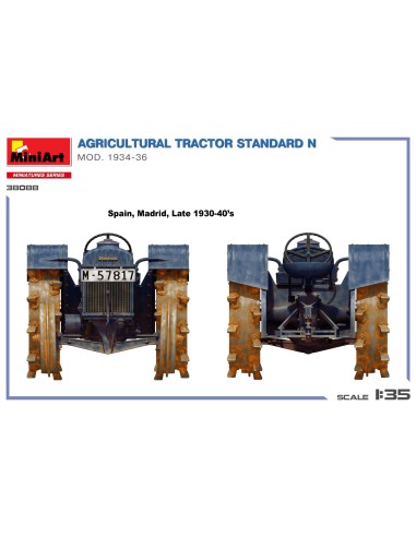 Agricultural Tractor Standard N Mod. 1934-1936