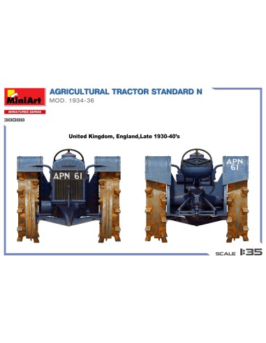 Agricultural Tractor Standard N Mod. 1934-1936