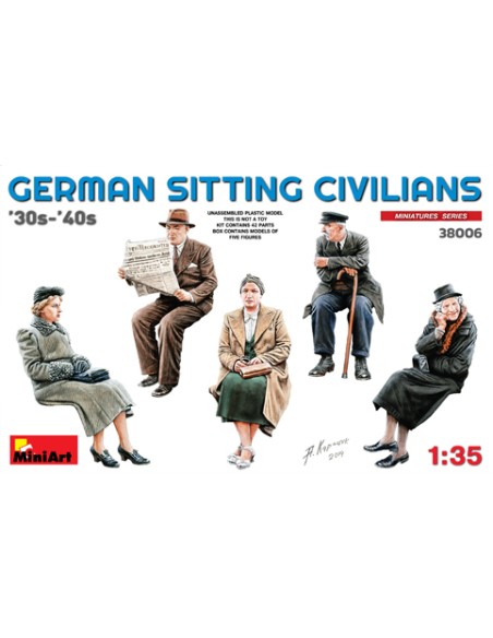 German Sitting Civilians 30-40's