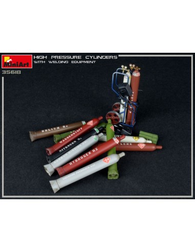 High Pressure Cylinders w/welding equipment