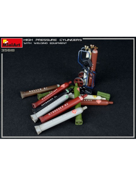 High Pressure Cylinders w/welding equipment