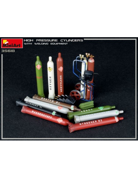 High Pressure Cylinders w/welding equipment