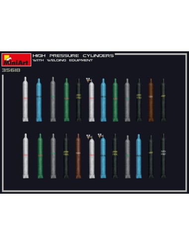 High Pressure Cylinders w/welding equipment