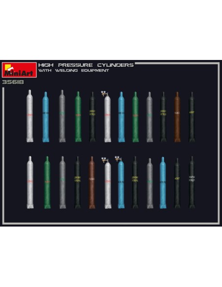 High Pressure Cylinders w/welding equipment