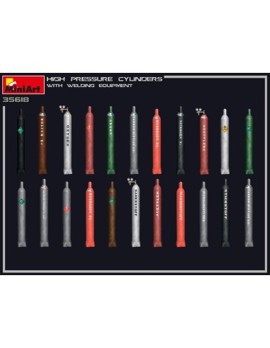 High Pressure Cylinders w/welding equipment