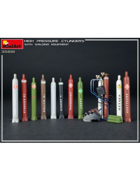 High Pressure Cylinders w/welding equipment