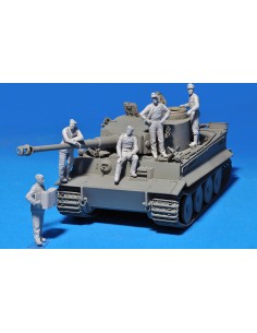 German tank crew normandy 1944 WWII Military miniatures... 2