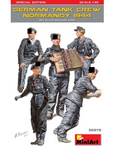 German tank crew normandy 1944 WWII Military miniatures...