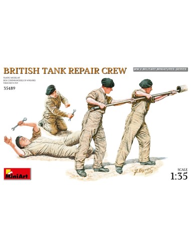 British WWII Tank Repair Crew (4 figures)