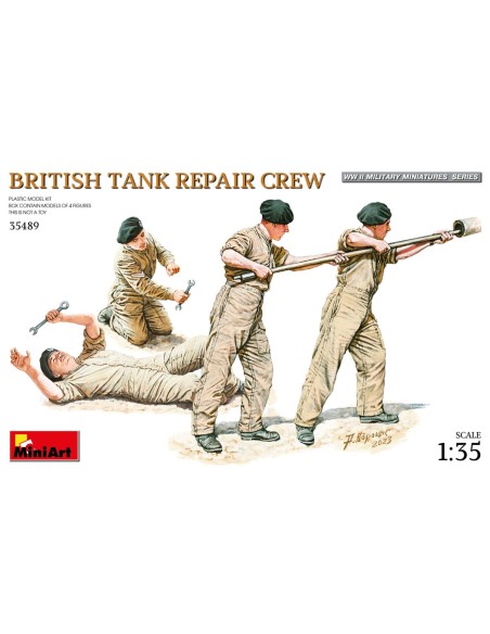 British WWII Tank Repair Crew (4 figures)