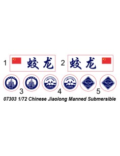 JIAOLONG Chinese Manned Submersible  1/72 2