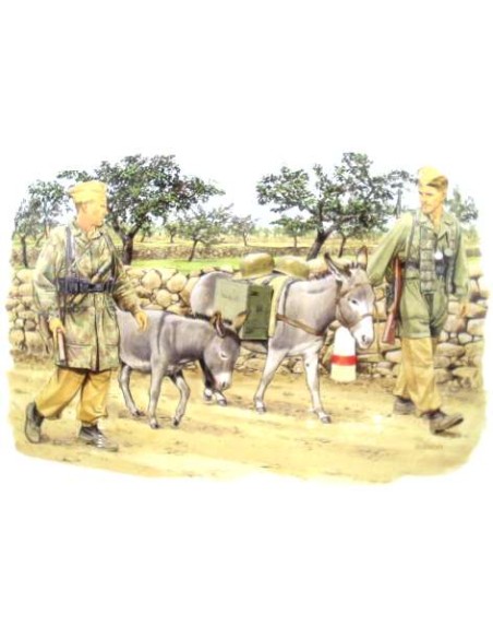 German Fallschirmjager W/ Donkeys