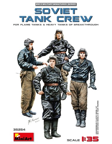 SOVIET TANK CREW (for Flame Tanks & Heavy Tanks...