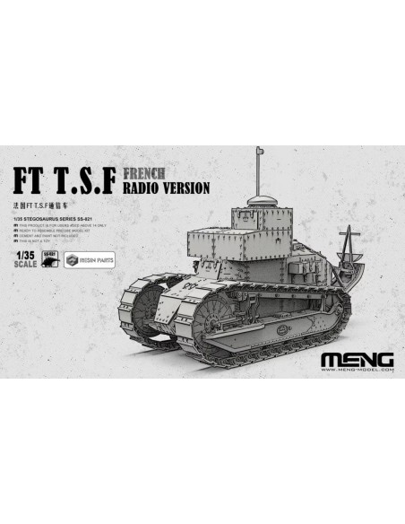 French FT T.S.F - French Radio Version (including resin parts)