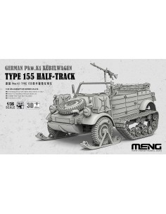 German Pkw.K1 Kübelwagen Type 155 Half-Track