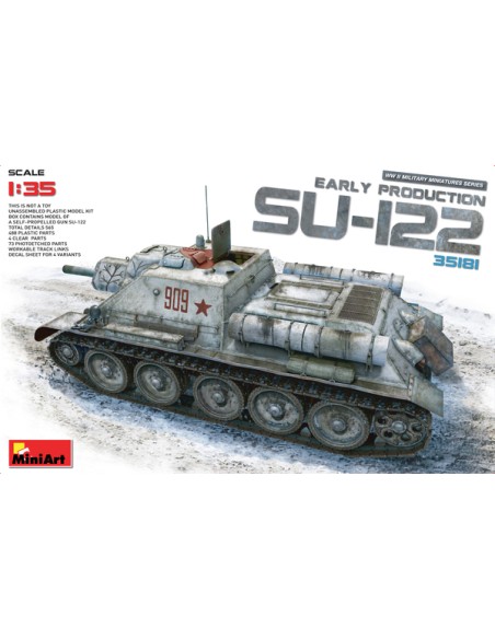 SU-122 SOVIET SELF-PROPELLED GUN ( Early Production) LEER DESCRIPCION EXTRAS