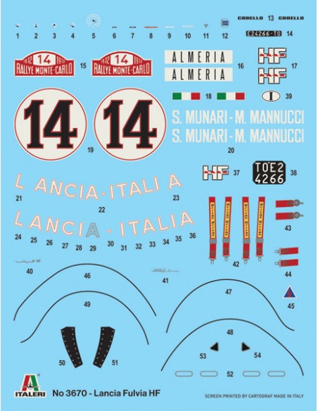 Lancia Fulvia HF - Rally Monte Carlo 1972
